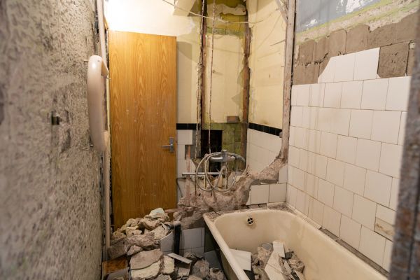 Shower Tile Demolition in Hagerstown